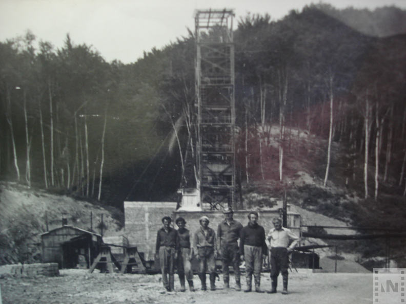 A 4-es bánya akna az 1980-as években
