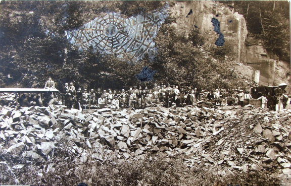 A blidári kőfejtő az 1900-as évek elején