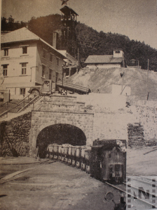 A Keleti bánya bejárata 1980-as évek