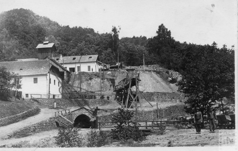 Bányabejárat - Keleti-bánya az 1900-as évek elején
