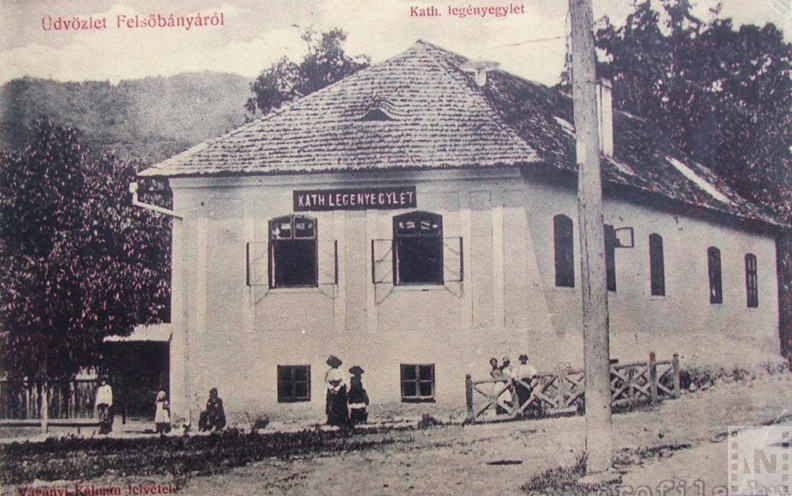 A katolikus legényegylet épülete 1925-ben