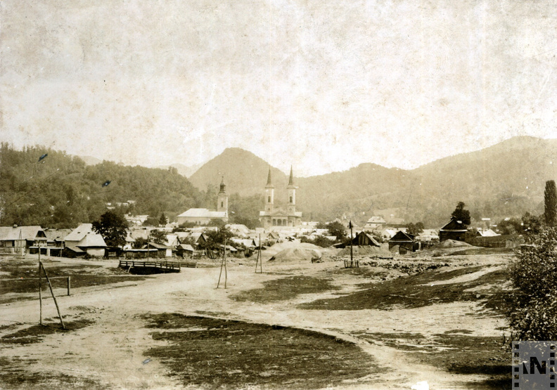 A város nyugati része (alsóvég) 1900 körül