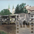 Autók a Fő utcán - 1930 körül