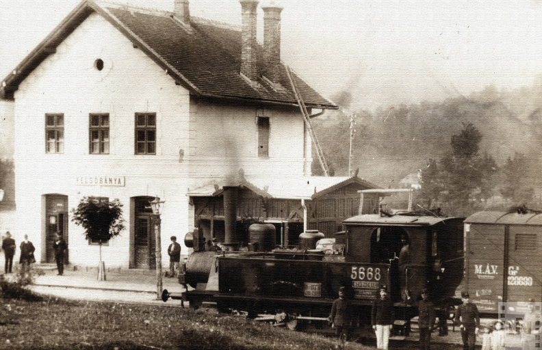 A vasutállomás 1904-ben