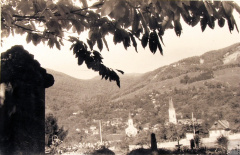 Város látkép a református temetőből