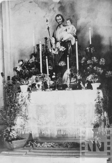 Szent József szobor a római katolikus templomban -1930