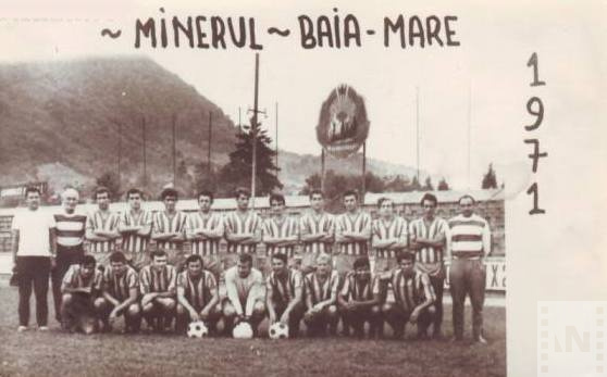 A nagybányai Minerul fotbalcsapatja